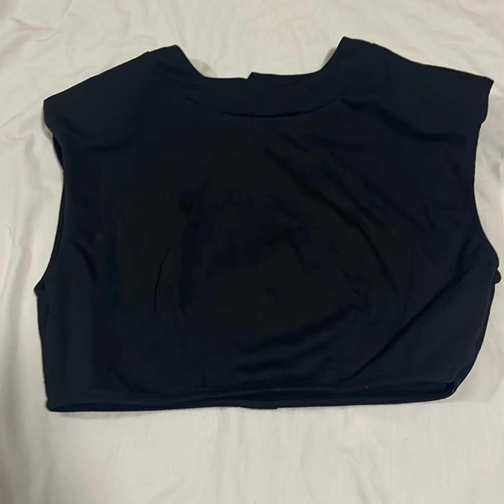 Zara Crop Top, Zara Trafaluc, size M, black dressy top, shrug, shrug for dress